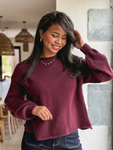 Pull Margaret - Bordeaux
