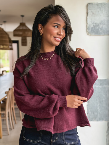 Pull Margaret - Bordeaux