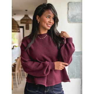 Pull Margaret - Bordeaux