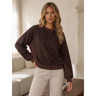 Pull Chloé - Chocolat/Doré